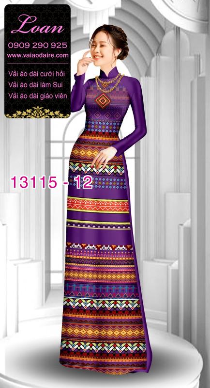 Vải áo dài họa tiết thổ cẩm