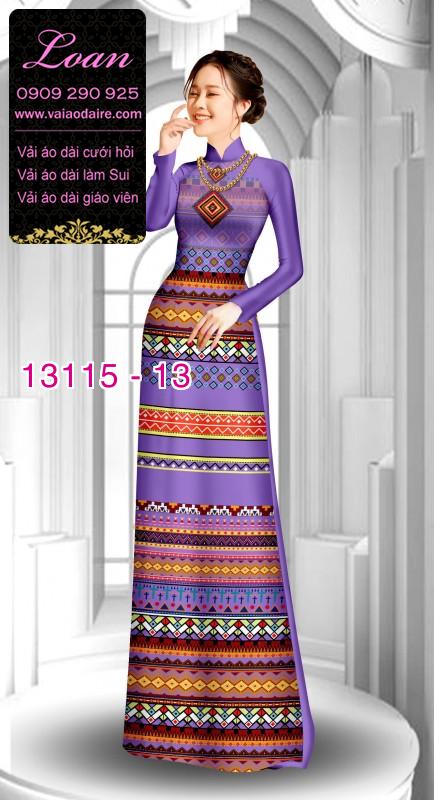 Vải áo dài họa tiết thổ cẩm
