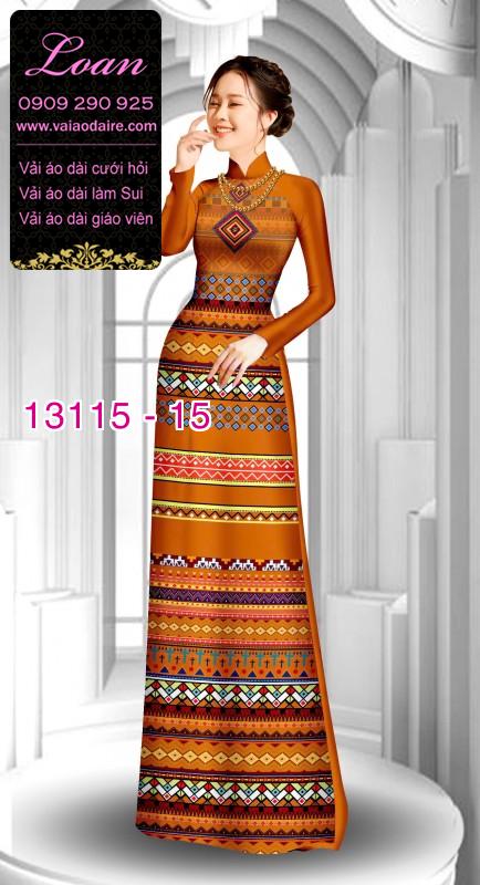 Vải áo dài họa tiết thổ cẩm