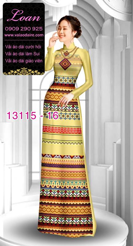 Vải áo dài họa tiết thổ cẩm