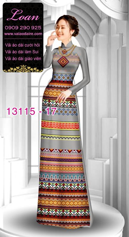 Vải áo dài họa tiết thổ cẩm