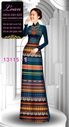 Vải áo dài họa tiết thổ cẩm