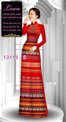 Vải áo dài họa tiết thổ cẩm