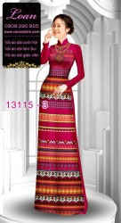 Vải áo dài họa tiết thổ cẩm