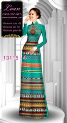 Vải áo dài họa tiết thổ cẩm