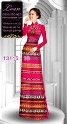 Vải áo dài họa tiết thổ cẩm