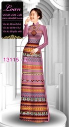 Vải áo dài họa tiết thổ cẩm