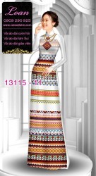 Vải áo dài họa tiết thổ cẩm