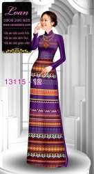 Vải áo dài họa tiết thổ cẩm