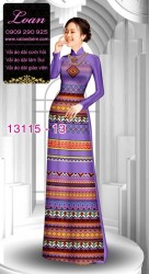 Vải áo dài họa tiết thổ cẩm