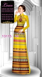 Vải áo dài họa tiết thổ cẩm