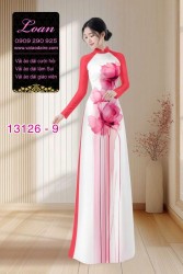 Vải áo dài hoa in 3D