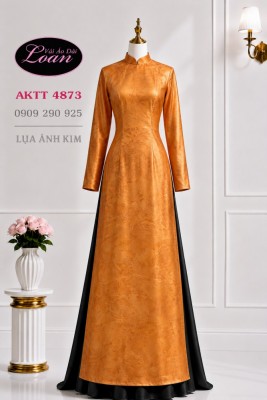 Vải áo dài lụa ánh kim màu loang-LT 13147