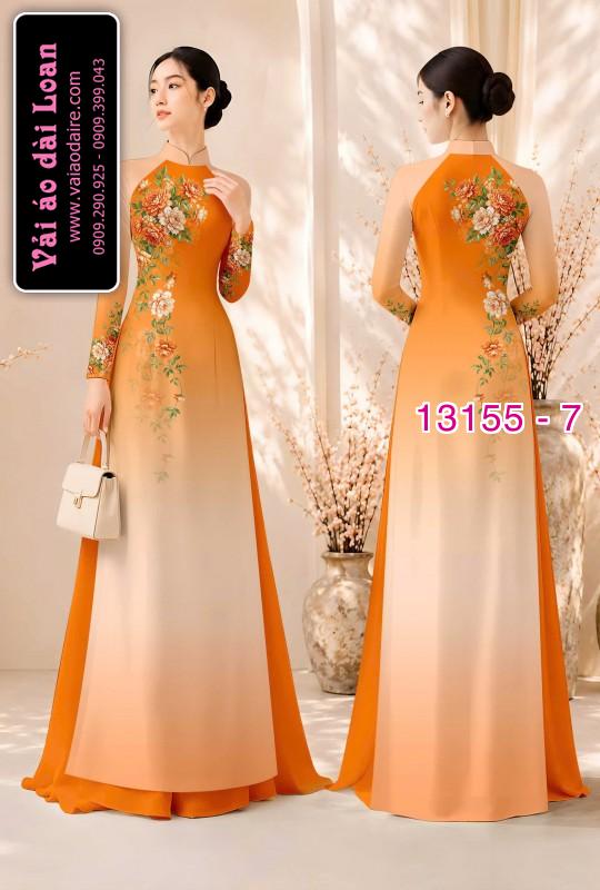Vải áo dài hoa dây
