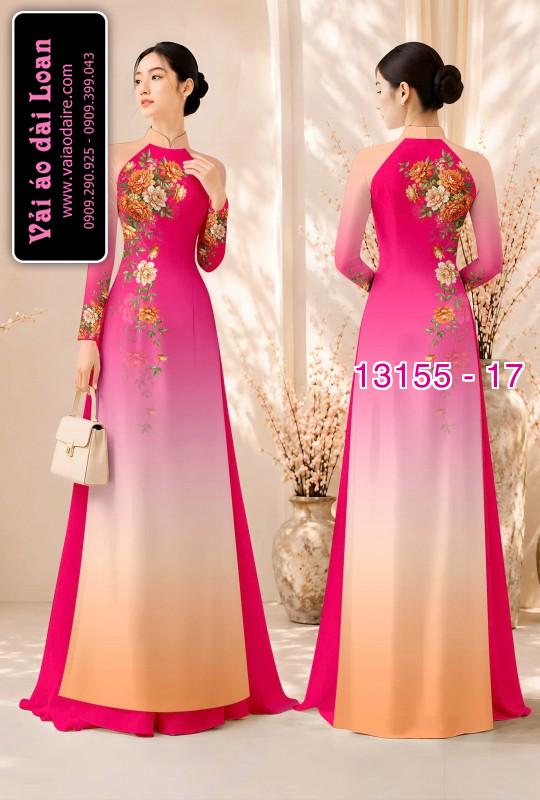 Vải áo dài hoa dây