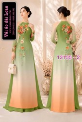 Vải áo dài hoa dây