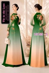 Vải áo dài hoa dây
