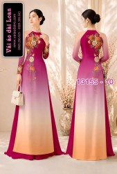 Vải áo dài hoa dây