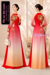 Vải áo dài hoa dây