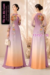 Vải áo dài hoa dây