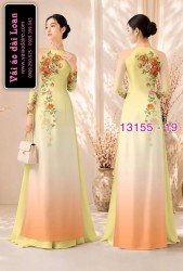 Vải áo dài hoa dây