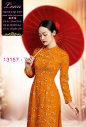 Vải áo dài hoa nhí