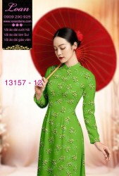 Vải áo dài hoa nhí