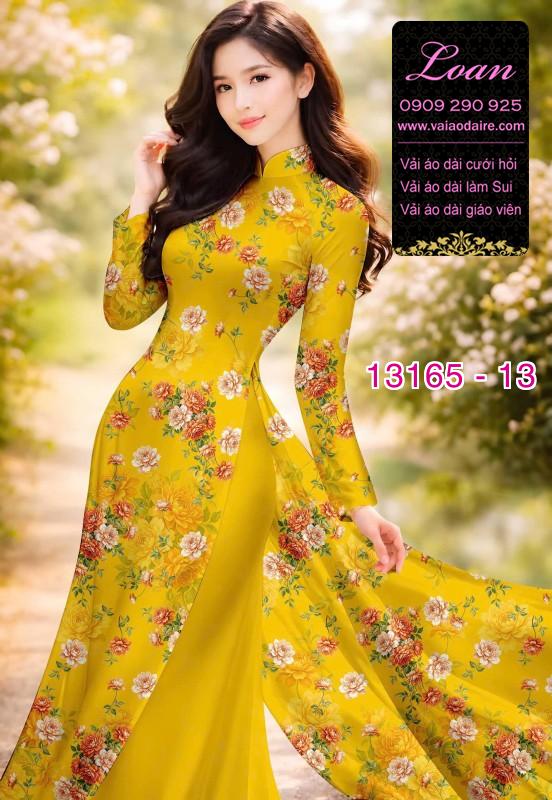 Vải áo dài hoa đều