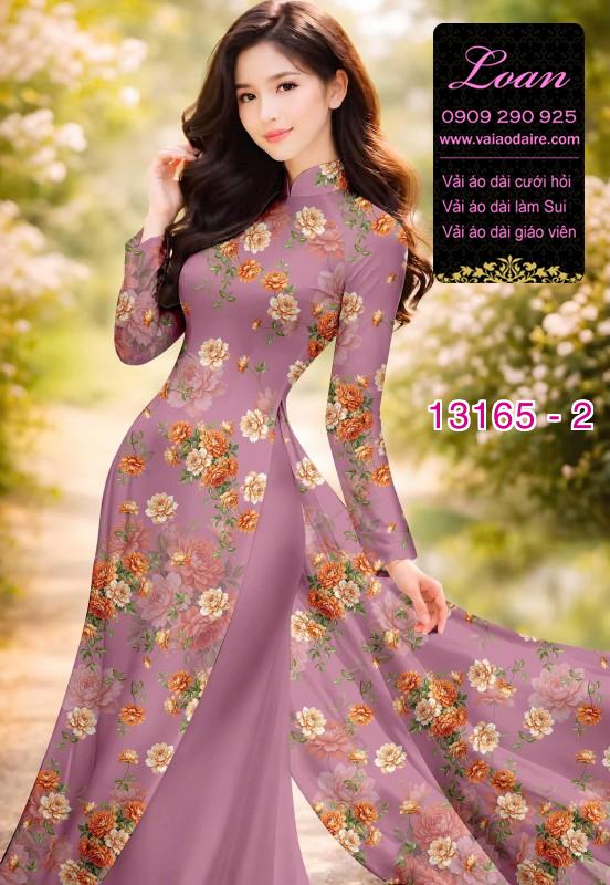 Vải áo dài hoa đều