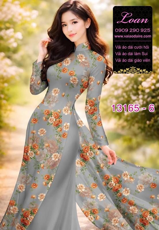 Vải áo dài hoa đều