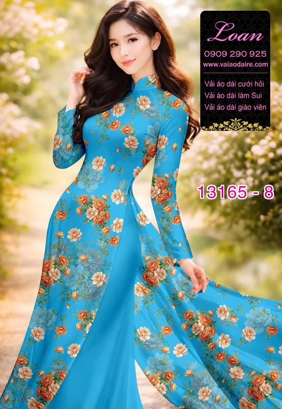 Vải áo dài hoa đều