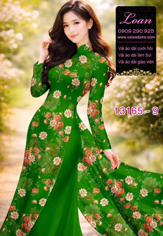 Vải áo dài hoa đều