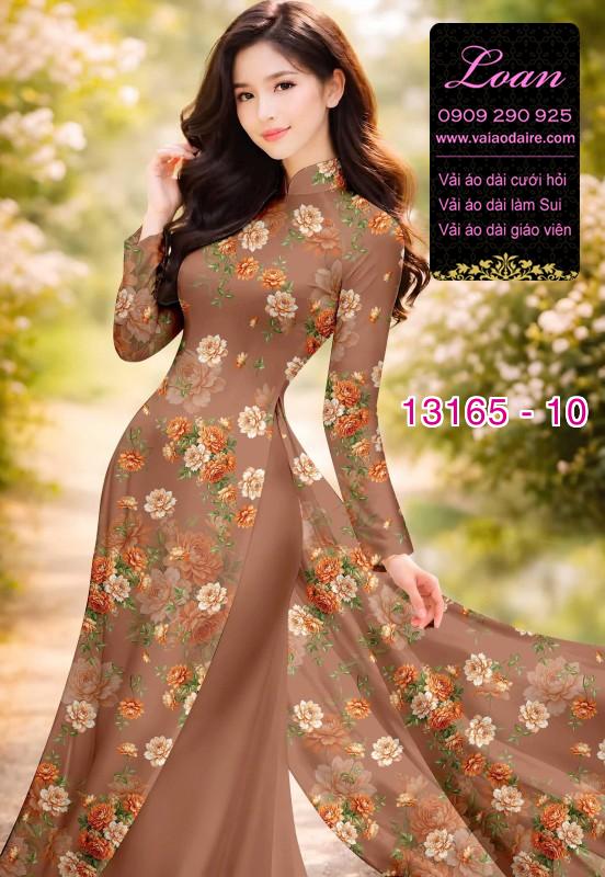 Vải áo dài hoa đều