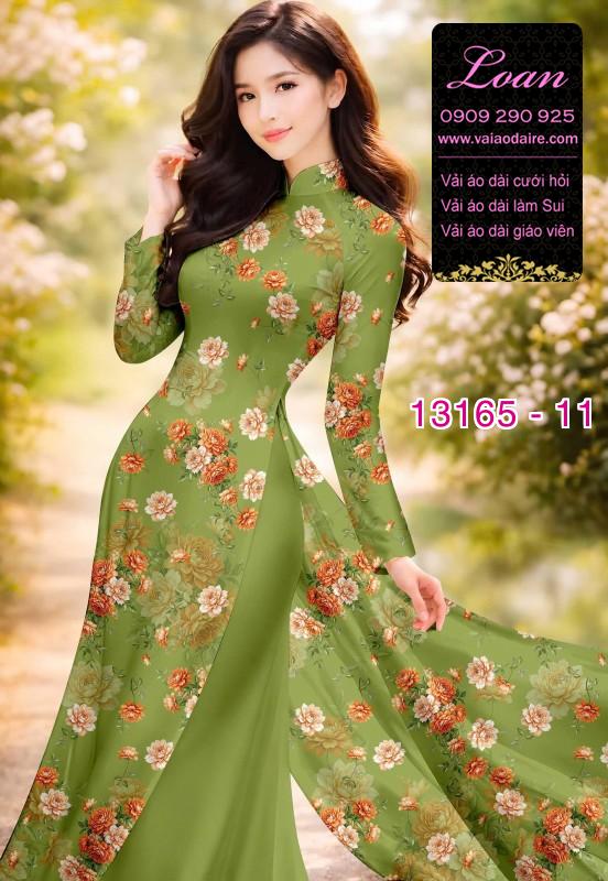 Vải áo dài hoa đều