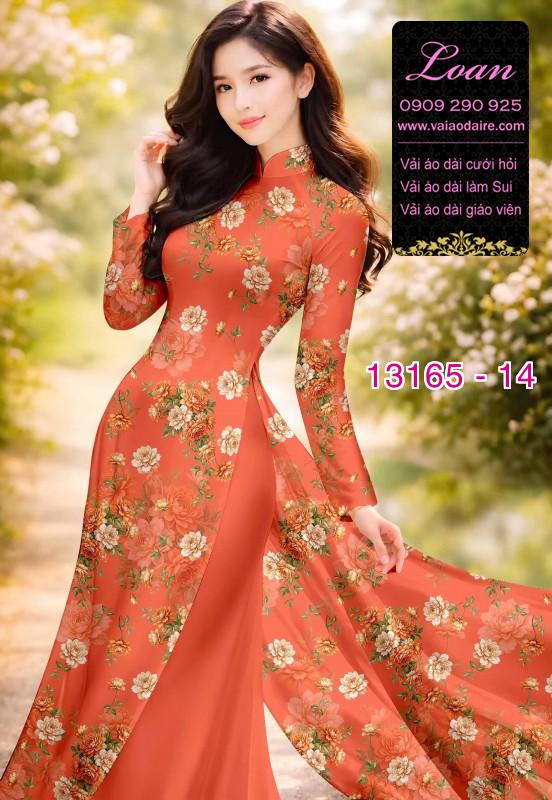 Vải áo dài hoa đều