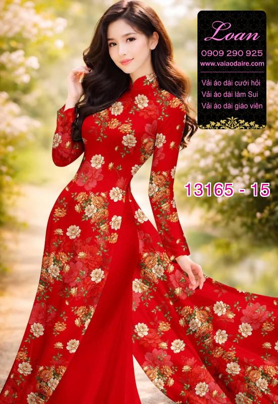 Vải áo dài hoa đều