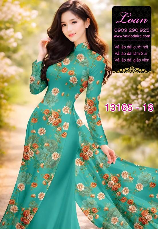 Vải áo dài hoa đều