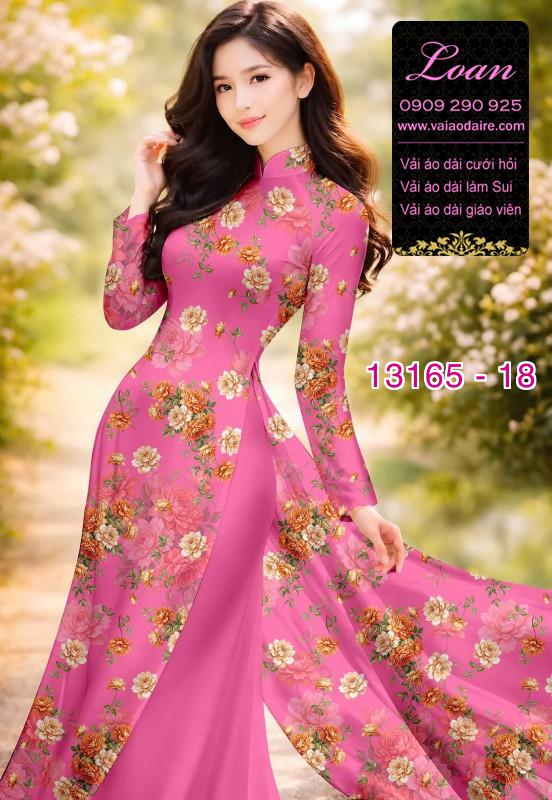 Vải áo dài hoa đều