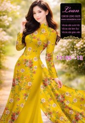 Vải áo dài hoa đều
