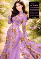 Vải áo dài hoa đều