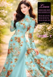 Vải áo dài hoa đều