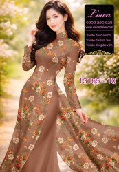 Vải áo dài hoa đều