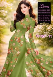 Vải áo dài hoa đều