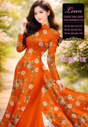 Vải áo dài hoa đều
