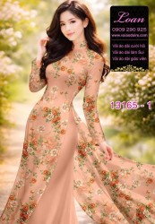 Vải áo dài hoa đều