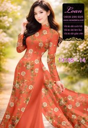 Vải áo dài hoa đều
