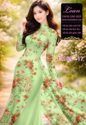 Vải áo dài hoa đều