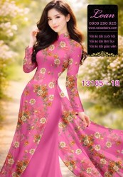 Vải áo dài hoa đều