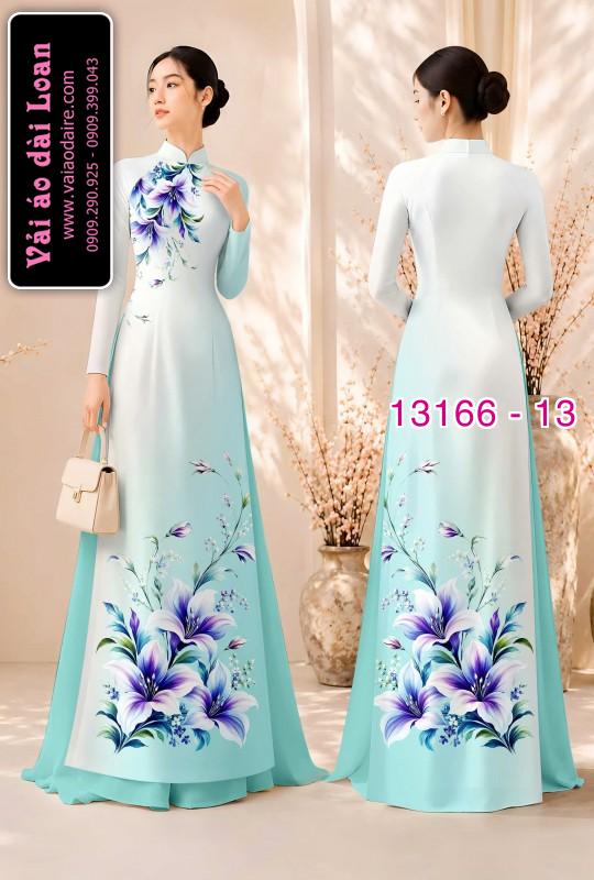 Vải áo dài hoa in 3D