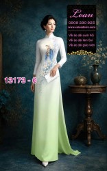 Vải áo dài hình đức mẹ maria